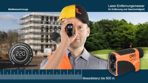GeoFennel GeoDist 600LR … Laserentfernungsmesser für große Distanzen
