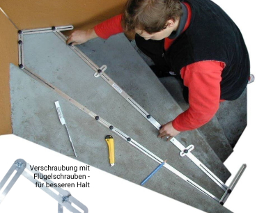 Treppen WinkelSchablone in Box