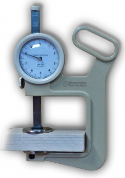 Dicken-Messgerät Dickenmesser analog mit Uhr für Holzdicke 0 - 50mm