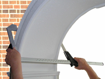 Wand Messkluppe Mauermesskluppe 60 cm (0 - 50 cm)