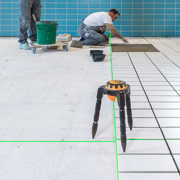 geo-FENNEL GeoSpider GREEN - Boden-KreuzLinienLaser Winkellaser mit grünen Laserlinien