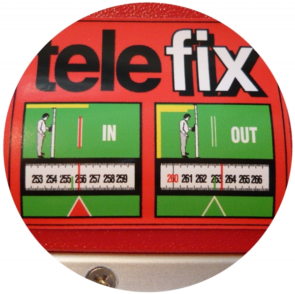 Teleskopmessstab " Telefix " Teleskopmeter  6m  inkl. 90er Haken + Tasche im Set